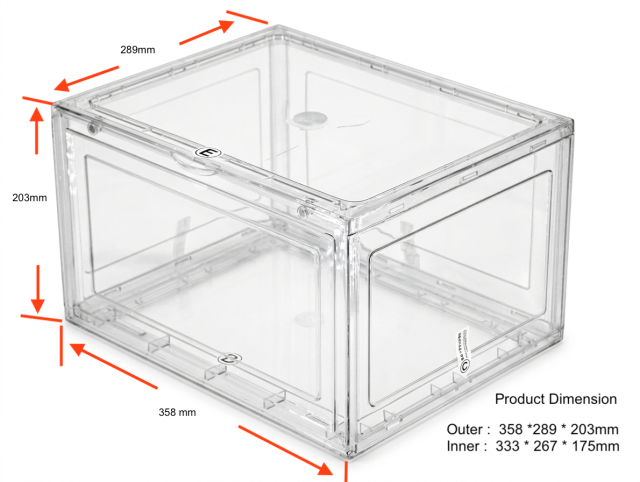Clear Display box, E-Modest Limited. ,Clear Display box