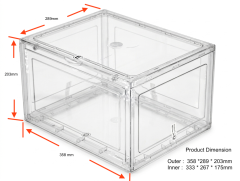 Clear Display box, E-Modest Limited. ,Clear Display box