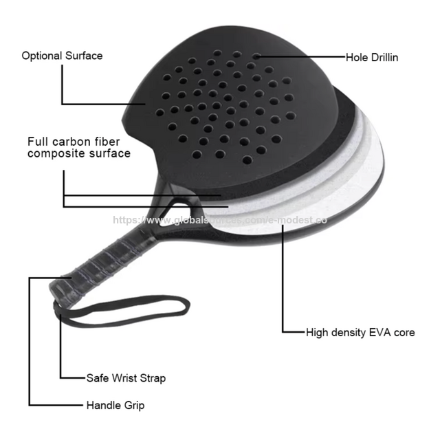 Full Carbon Fiber Padel Paddle Tennis Padel Rackets, E-Modest Limited. ,Full Carbon Fiber Padel Paddle Tennis Padel Rackets