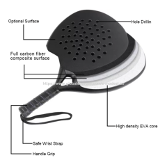 Full Carbon Fiber Padel Paddle Tennis Padel Rackets, E-Modest Limited. ,Full Carbon Fiber Padel Paddle Tennis Padel Rackets
