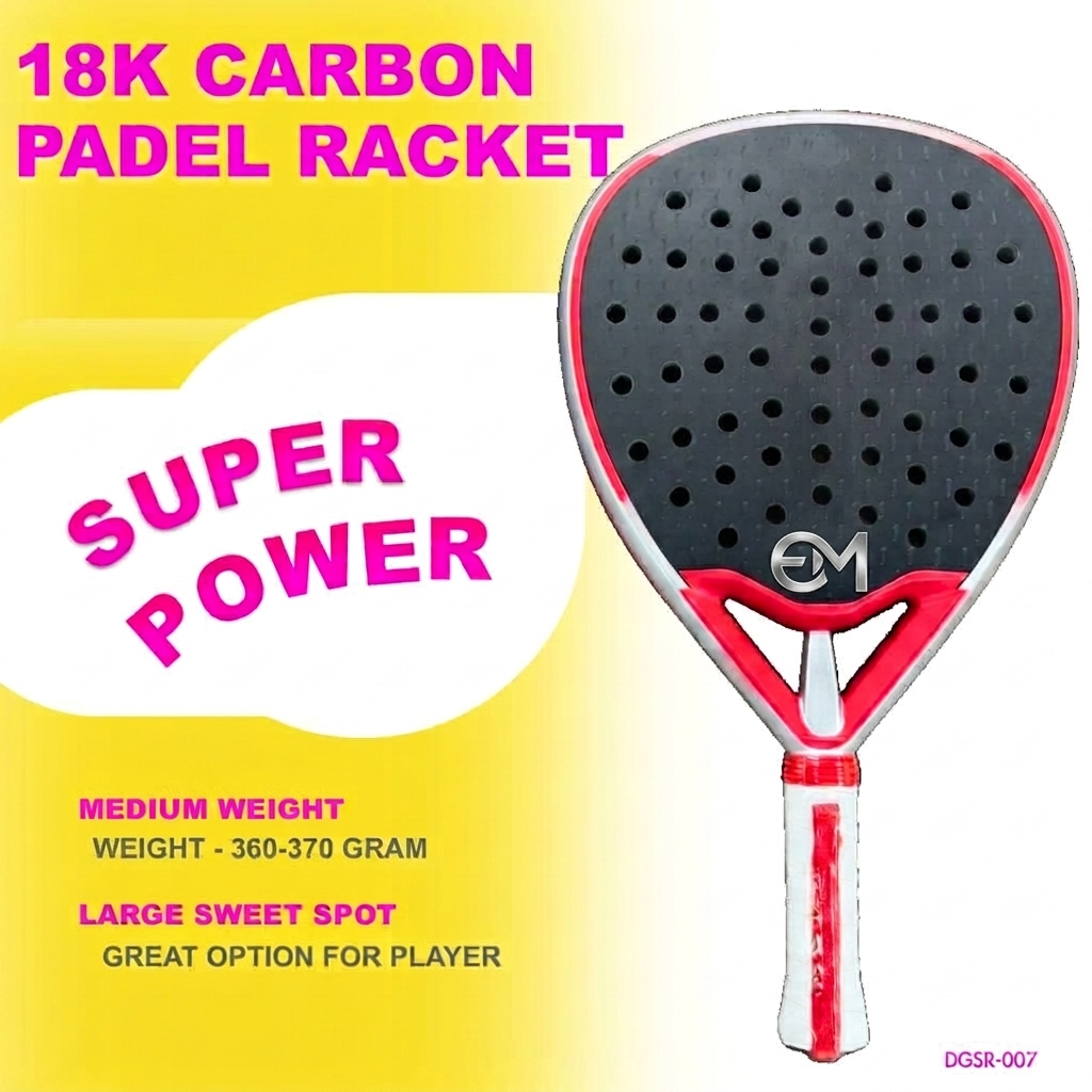 18K Padel Tennis Racket Premium 18K PADEL Tennis RACKET, E-Modest Limited. ,18K Padel Tennis Racket Premium 18K PADEL Tennis RACKET