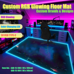 RGB GAMING ROOM FLOOR MAT with color-changing edges Rectangle shape, E-Modest Limited. ,RGB GAMING ROOM FLOOR MAT with color-changing edges Rectangle shape