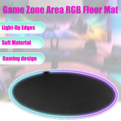 RGB GAMING ROOM FLOOR MAT with color-changing edges, E-Modest Limited. ,RGB GAMING ROOM FLOOR MAT with color-changing edges