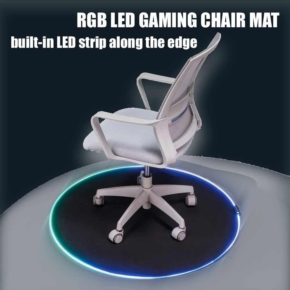 RGB GAMING ROOM FLOOR MAT with color-changing edges, E-Modest Limited. ,RGB GAMING ROOM FLOOR MAT with color-changing edges