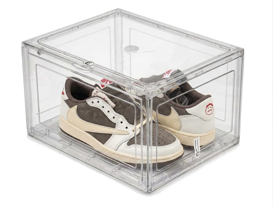 Premium Stackable Transparent Shoes and bags Storage Box, E-Modest Limited. ,Premium Stackable Transparent Book and Magazine Storage Box