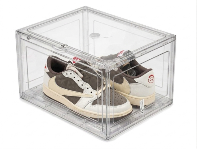 Premium Stackable Transparent Shoes and bags Storage Box, E-Modest Limited. ,Premium Stackable Transparent Book and Magazine Storage Box