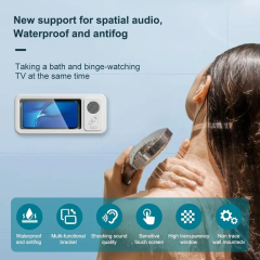 Waterproof shower phone holder with a built-in wireless Bluetooth speaker, E-Modest Limited. ,Waterproof shower phone holder with a built-in wireless Bluetooth speaker