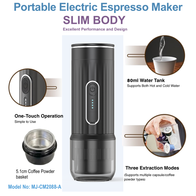 Portable Expresso Coffee Machina, E-Modest Limited. ,Portable Espresso Coffee Machine