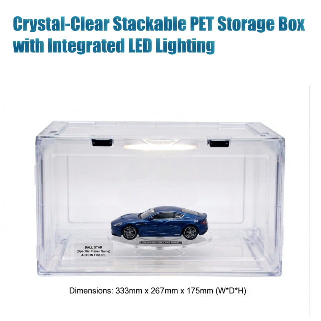 Premium Stackable Transparent Book and Magazine Storage Box, E-Modest Limited. ,Premium Stackable Transparent Book and Magazine Storage Box