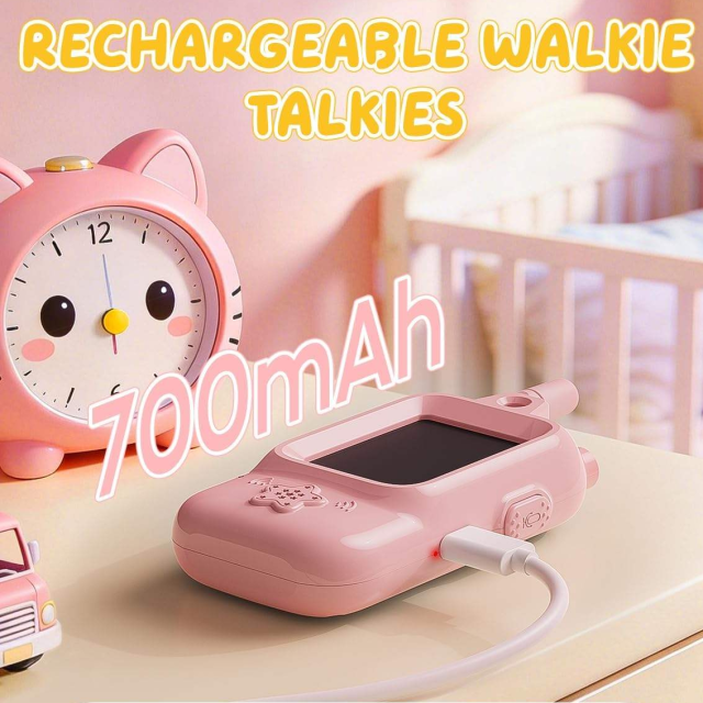 Rechargeable Video Walkie Talkies with Camera for Kids, E-Modest Limited. ,Children Video Walkie Talkies with Camera