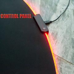 Round RGB Gaming Chair Mat with Anti-Slip Base Game Zone Area RBG Floor Mat, E-Modest Limited. ,Round RGB Gaming Chair Mat with Anti-Slip Base Game Zone Area RBG Floor Mat