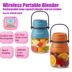 500ml Wireless Portable Blender | 7.4V Ice Crushing Juicer, E-Modest Limited. ,500ml Wireless Portable Blender Rechargeable Blender