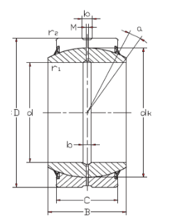 GEG25E RADIAL SPHERICAL PLAIN BEARING