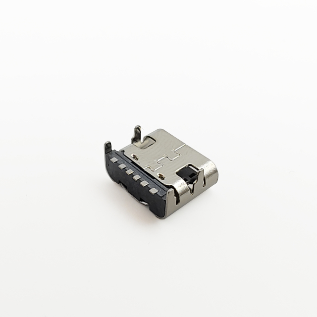 USB Type‑C 6Pin Horizontal SMT Female Receptacle (Simplified Version),JCT Connector LTD,USB Type‑C 6Pin Horizontal SMT Female Receptacle (Simplified Version)