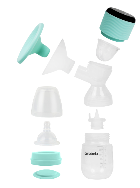 AOV Electric Hands-Free Portable Baby for with PPSU/Silicon/PP Materials BPA Free 150ML Capacity Variable Flow