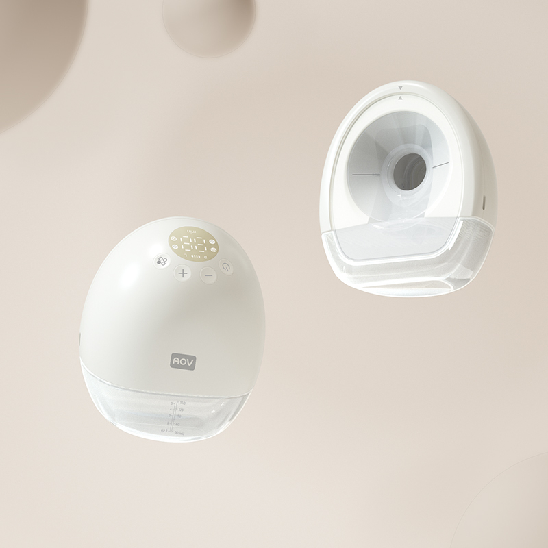 AOV6861 Single Electric Small BPA Free 4 Modes 12 Levels 150ml Lactating Wireless Wearable Variable Flow Tritan Material