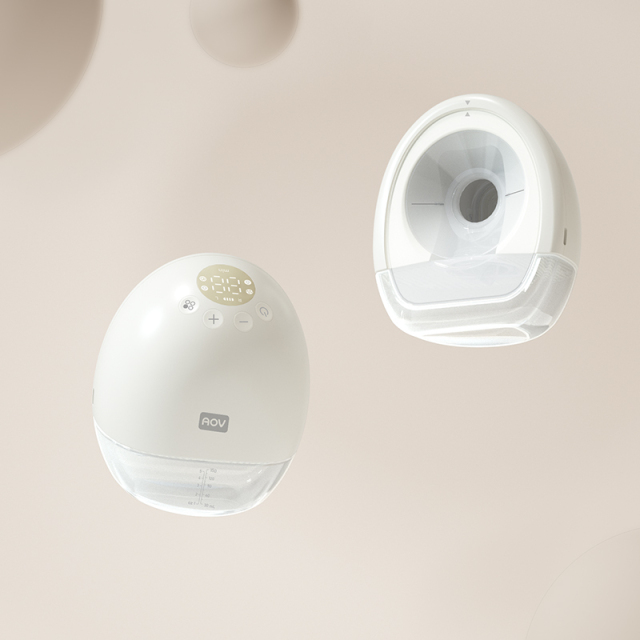 AOV6861 Single Electric Small BPA Free 4 Modes 12 Levels 150ml Lactating Wireless Wearable Variable Flow Tritan Material