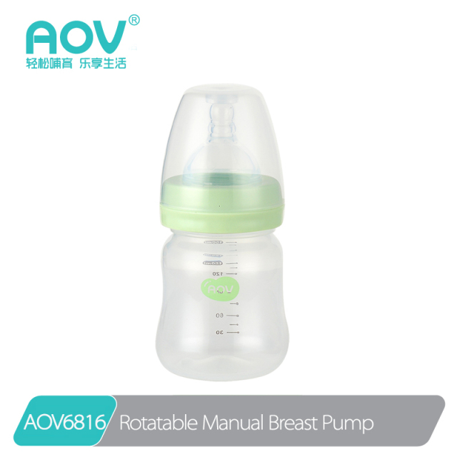 OEM High Quality Portable Breast Milk Pump Manual Silicone Breast Pump