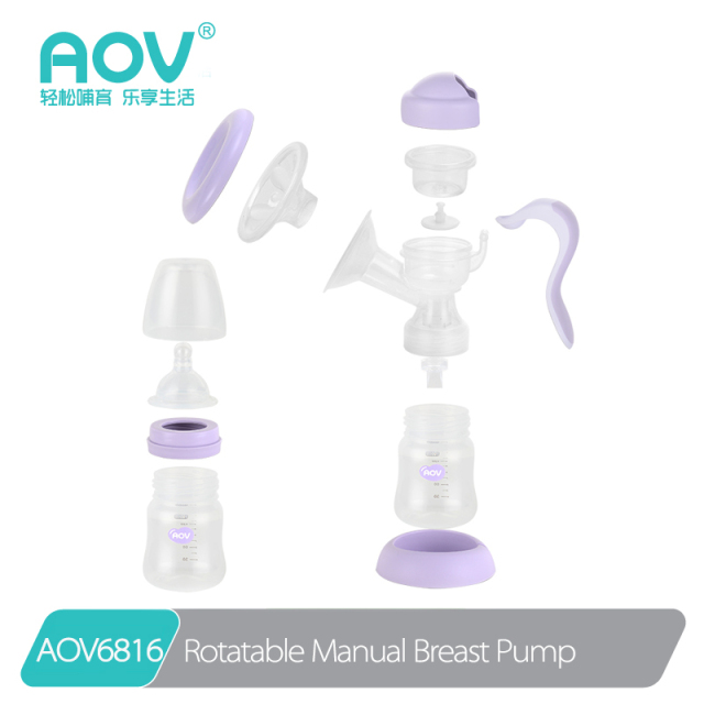 OEM High Quality Portable Breast Milk Pump Manual Silicone Breast Pump