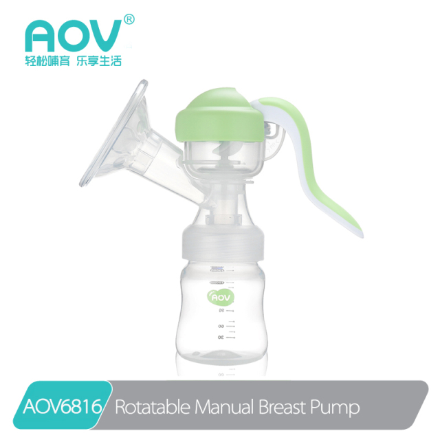 OEM High Quality Portable Breast Milk Pump Manual Silicone Breast Pump