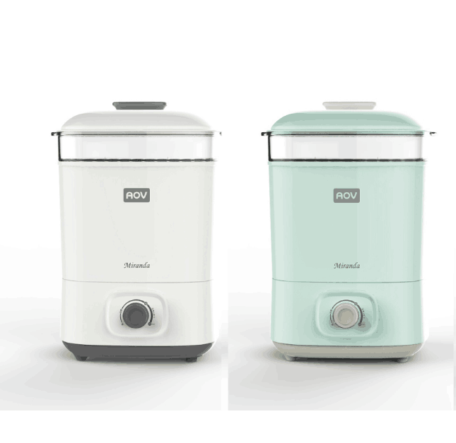AOV OEM Electric BPA Free 8-Bottle Capacity Intelligent Baby Milk Bottle Sterilizer & Dryer 0-12 Months Print Pattern Portable