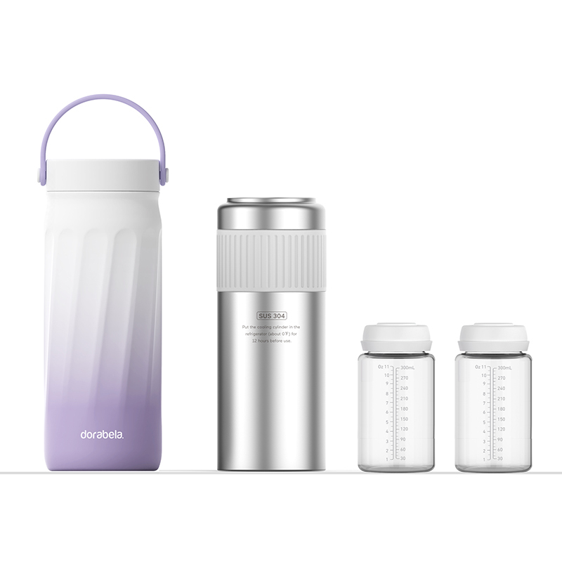 AOV Custom Household Multi-function Smart Electric USB Silicone 220V Kettle Rechargeable Portable Baby Milk Bottle Cooler 316 EU