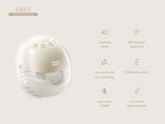 Wearable Electric for with Wireless BPA Free Apple-shaped Design 150ML Capacity Variable Flow CE Certified No Handle