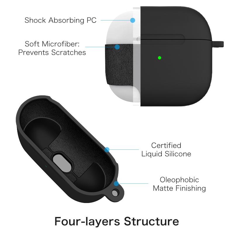 iPhone Liquid Silicone AirPods Case