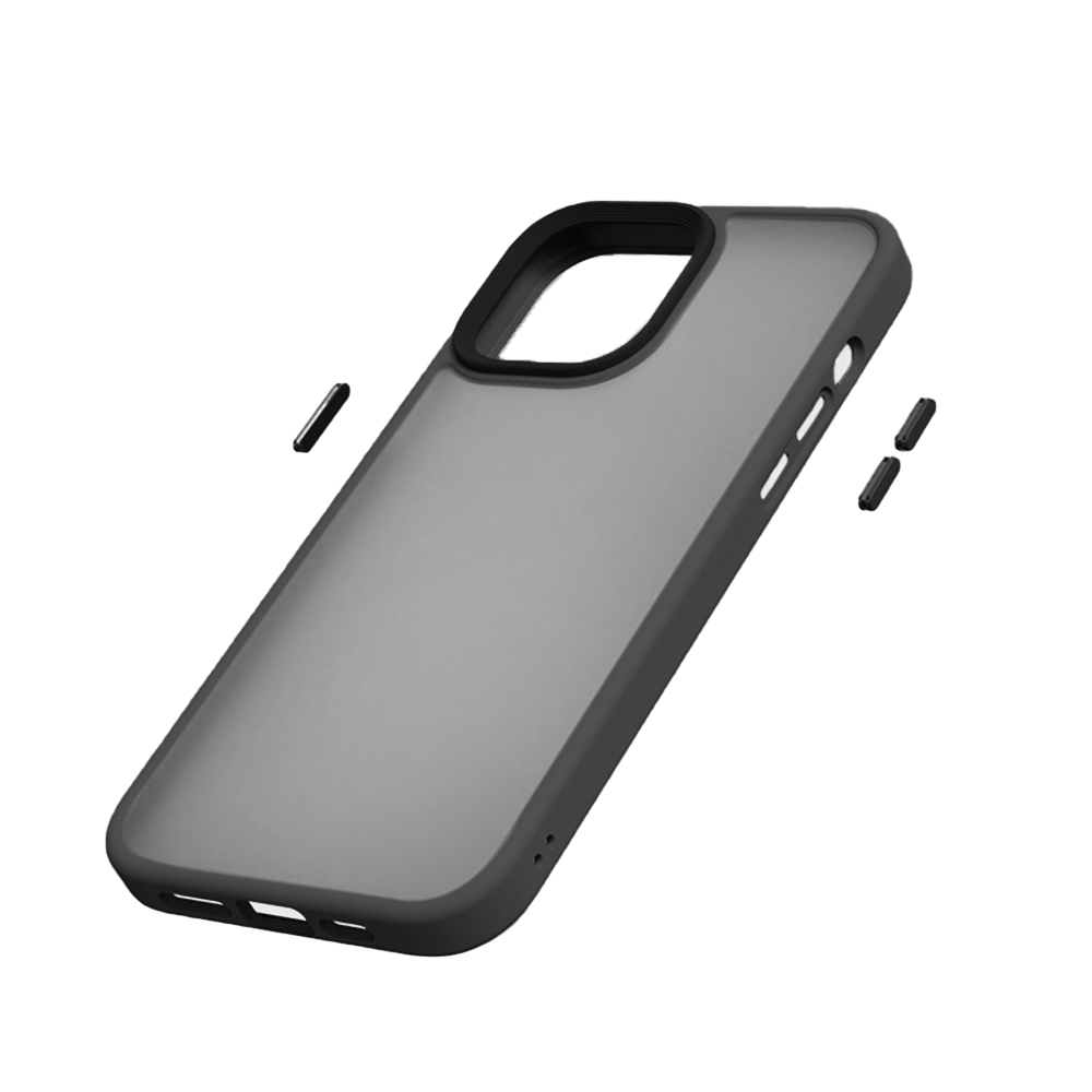 PC+TPU iPhone Matte full covered coating Phone Case Manufacturer
