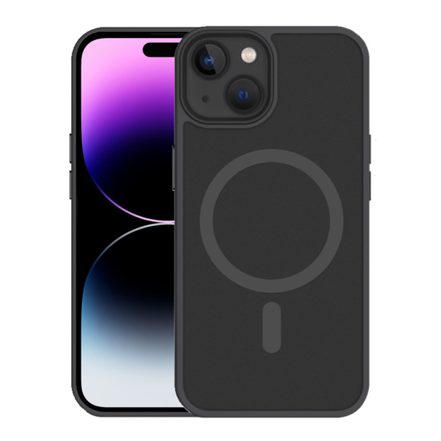 PC+TPU Magnetic Matte full covered coating Phone Case Manufacturer