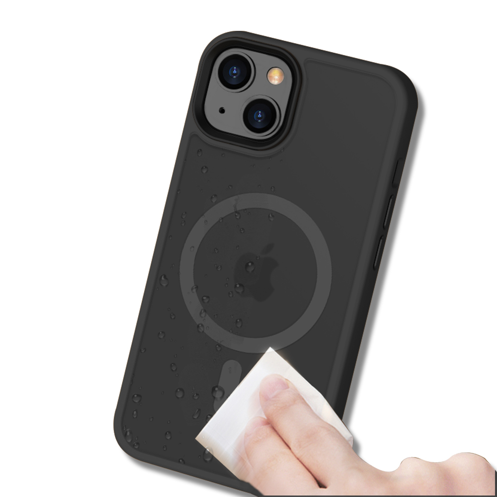 PC+TPU Magnetic Matte full covered coating Phone Case Manufacturer