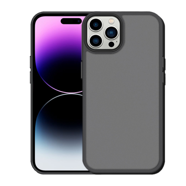 PC+TPU iPhone Matte full covered coating Phone Case Manufacturer