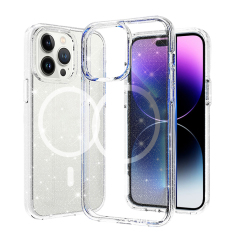 PC+TPU MagSafe Glitter Phone Case Manufacturer