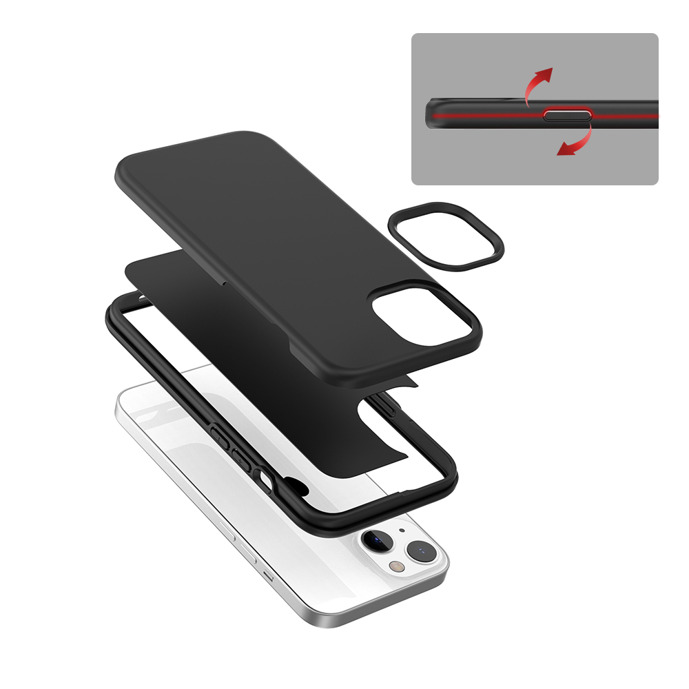 iPhone PC+TPU Defender Series Frosted Phone Case manufacturer