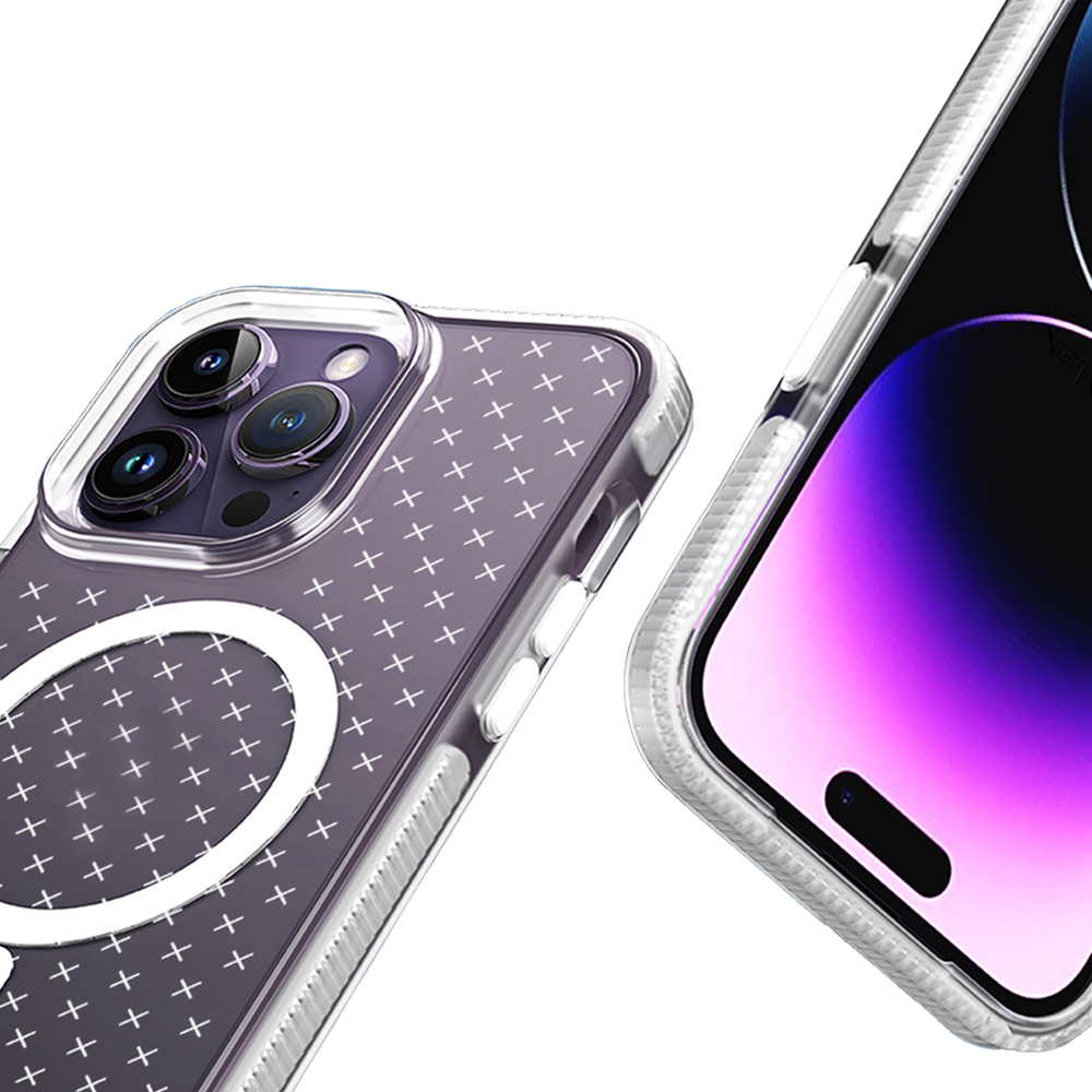 iPhone PC+TPU cross-patterned Phone Case Manufacturer
