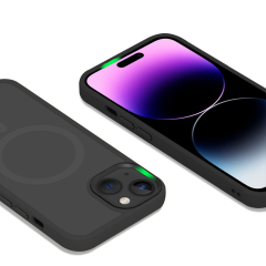 iPhone PC+TPU Magnetic Matte full covered coating Phone Case Manufacturer