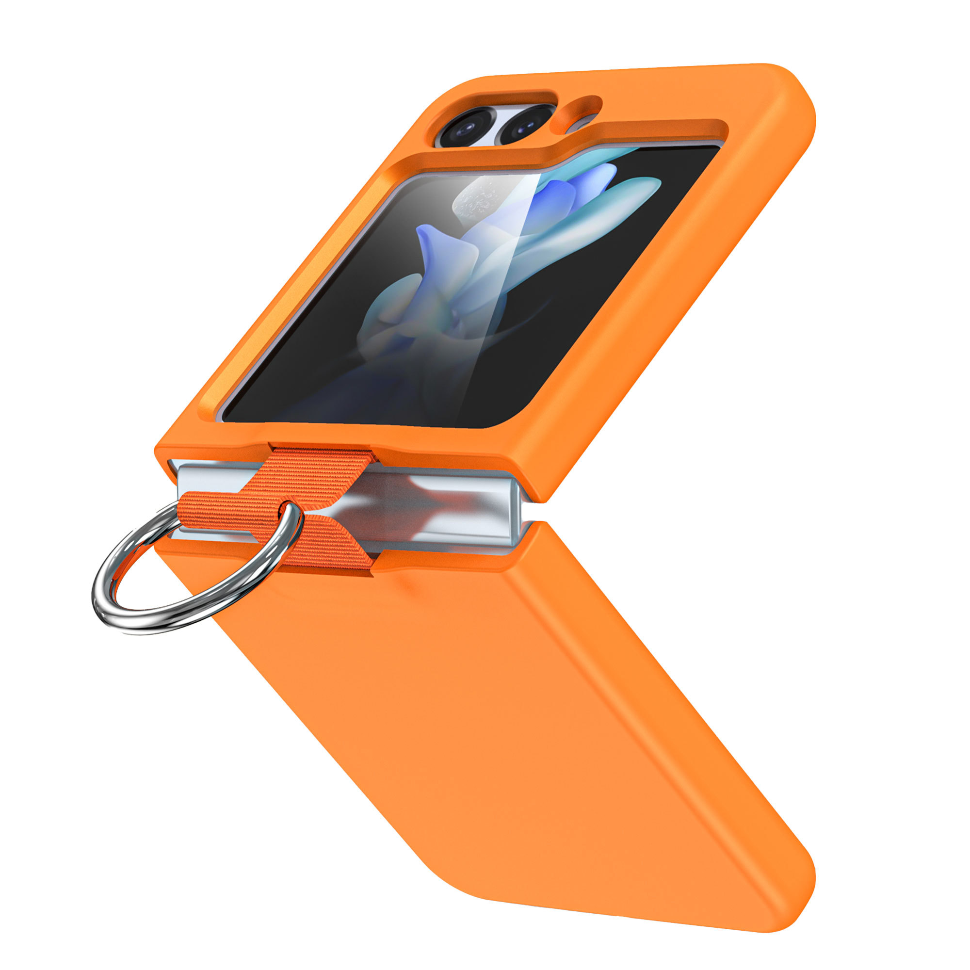 PC Samsung Z-filp5 Ring Phone Case Manufacturer