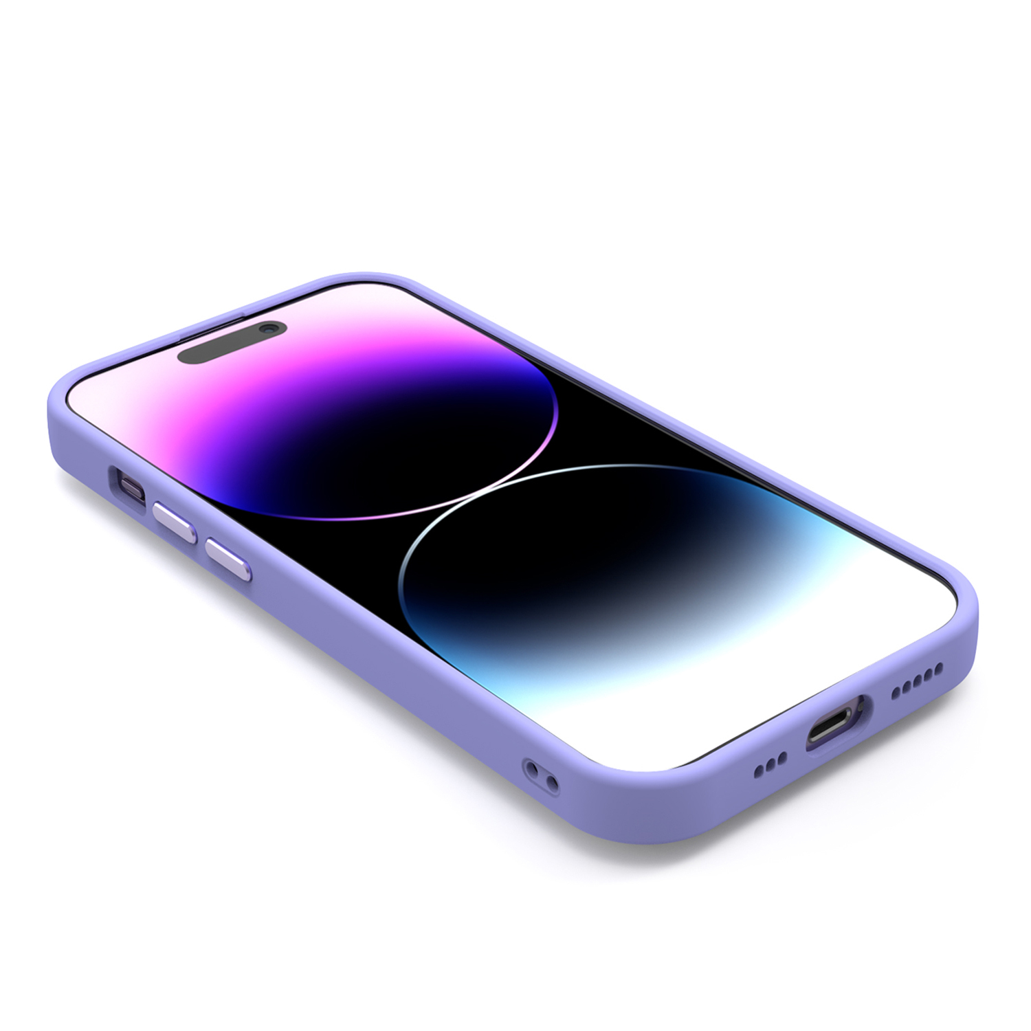 iPhone15 PC+TPU Frosted semi-transparent Phone Case Manufacturer