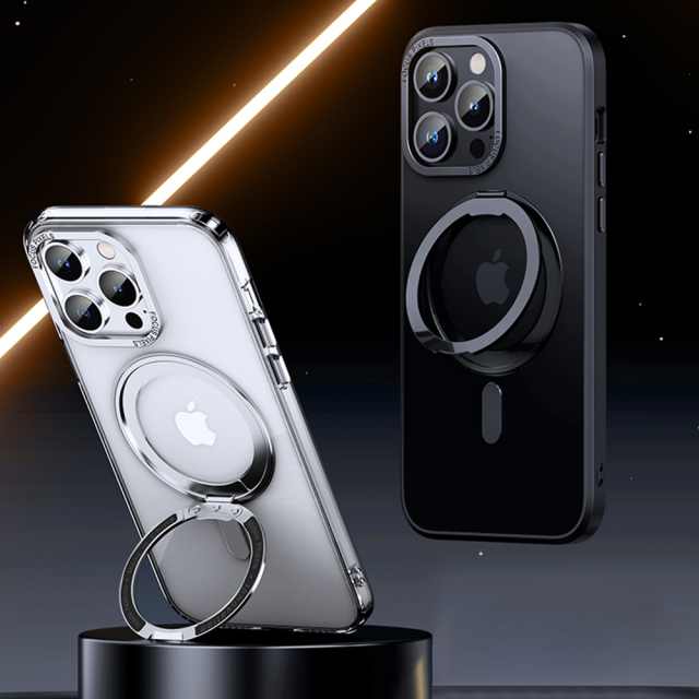 iPhone Rotating Stand Magnetic Frosted Phone Case Manufacturer