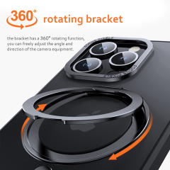 iPhone Rotating Stand Magnetic Frosted Phone Case Manufacturer