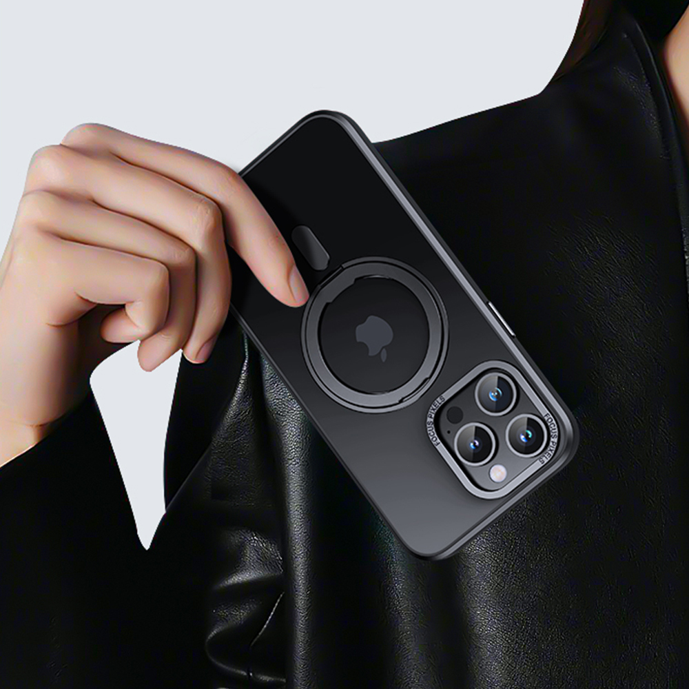 Rotating Stand Magnetic Frosted Phone Case Manufacturer