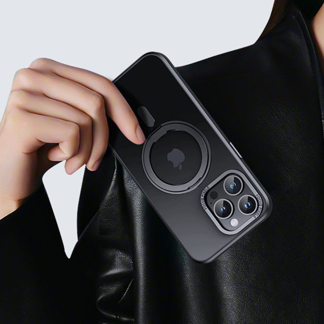 Rotating Stand Magnetic Frosted Phone Case Manufacturer