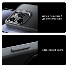 iPhone Lens holder frosted Phone Case Manufacturer