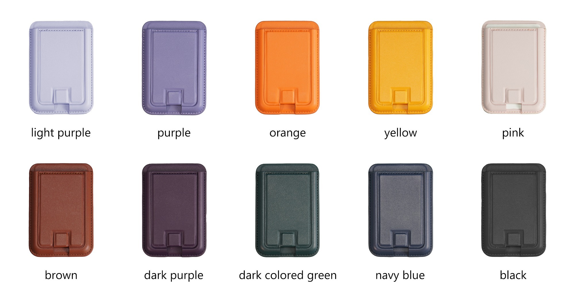 PU Leather Phone Stand with Magnetic Card Holder Manufacturer