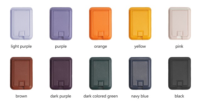 PU Leather Phone Stand with Magnetic Card Holder Manufacturer