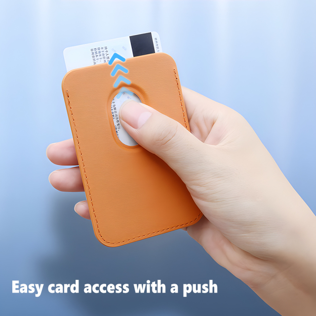 PU Leather Magnetic Card Holder Manufacturer