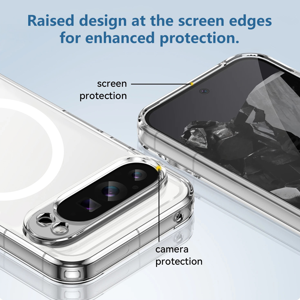 Google Pixel 9 Magsafe PC TPU Clear Phone Case Manufacturer