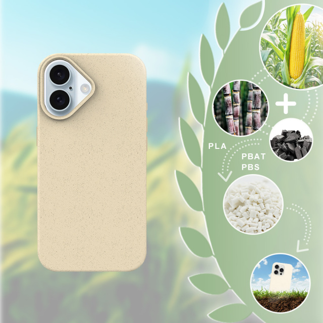 iPhone 100% biodegradable straw Phone Case Manufacturer