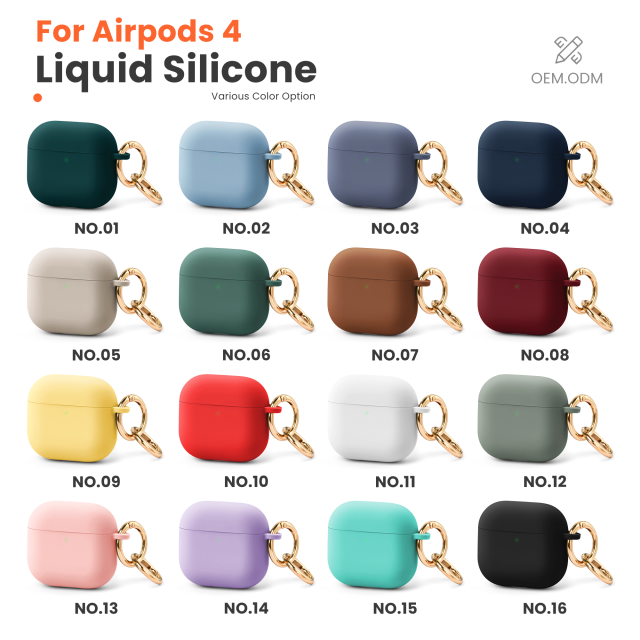 iPhone Liquid Silicone AirPods4 Case