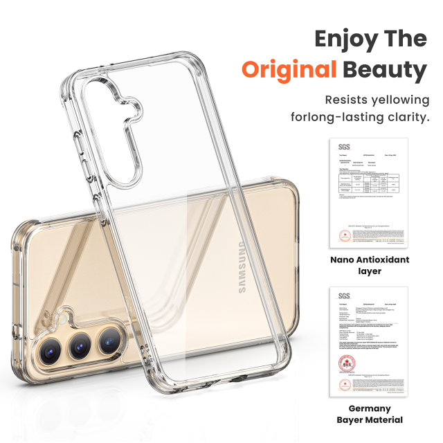 PC TPU Samsung S25 S25U Clear Phone Case Manufacturer